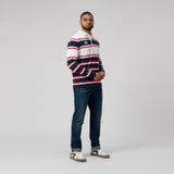 CANTERBURY MENS ENGINEERED STRIPE RUGBY EGRET