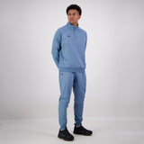 CANTERBURY MENS TEMPO+ QUARTER ZIP SWEATER BLUE