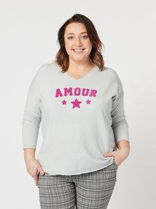 THREADZ AMOUR KNIT SILVER