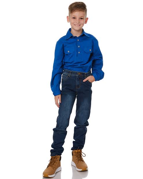RITEMATE PILBARA KIDS STRETCH DENIM JEANS
