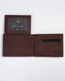 RIP CURL K-ROO RFID ALL DAY LEATHER WALLET BROWN