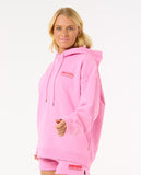 RIP CURL SURF PUFF HERITAGE HOOD PINK