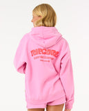 RIP CURL SURF PUFF HERITAGE HOOD PINK