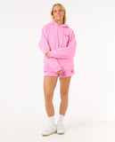 RIP CURL SURF PUFF HERITAGE HOOD PINK