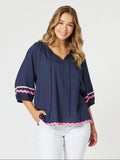 THREADZ RIC RAC TOP