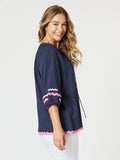 THREADZ RIC RAC TOP
