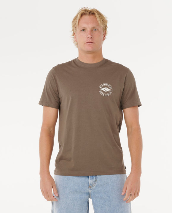 RIP CURL STAPLE TEE ROCK