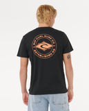 RIP CURL STAPLE TEE BLACK
