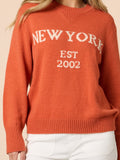New York Knit Jumper - Maple