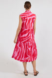 IBISA Zephyr Midi Dress - Melon