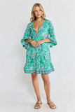 Ibisa Women's Chevy Dress - Sea Green