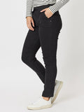 THREADZ LONDON STRETCH JOGGER JEAN BLACK