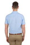 THOMAS COOK MEN’S LINEN TAILORED S/S SHIRT LIGHT BLUE