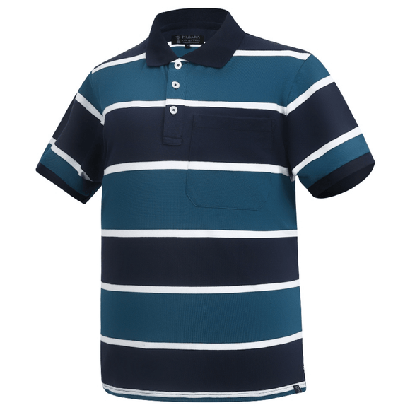 RITEMATE PILBARA STRIPED POLO DIESEL