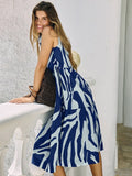 IBISA Zephyr Midi Dress - Blue