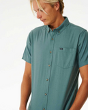 RIPCURL OURTIME S/S SHIRT BLUE STONE