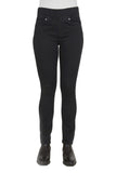 THOMAS COOK NO FUSS PULL-ON SLIM LEG WONDER JEAN BLACK