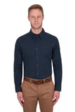 THOMAS COOK ROGER LINEN SHIRT NAVY