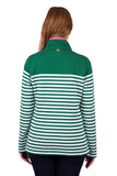 THOMAS COOK ANDREA 1/4 ZIP STRIPE RUGBY