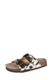 THOMAS COOK Women's Trinity Buckle Sandal - Cow Print