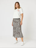 THREADZ LE MARAIS ANIMAL PRINT SKIRT