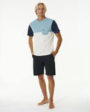 RIPCURL SURF REVIVAL CUSTOM TEE BONE