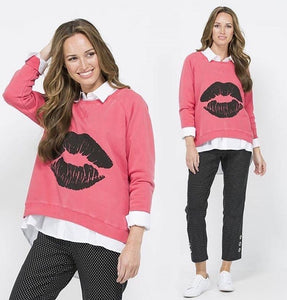 THREADZ LIP SWEATER