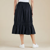 CLARITY PULL ON BLACK SKIRT