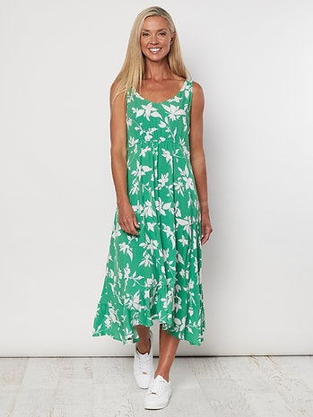 THREADZ FLORAL PRINT SUN DRESS