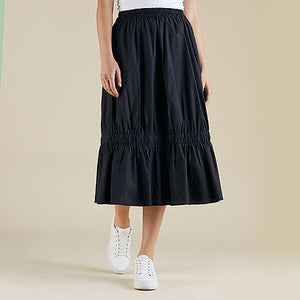 CLARITY PULL ON BLACK SKIRT