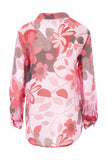 GORDON SMITH FLORAL PRINT SHIRT PINK