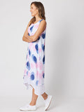 CLARITY MULTI SPOT SLEEVELESS DRESS