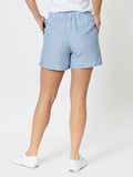 GORDON SMITH BAHAMA STRIPE LINEN SHORTS