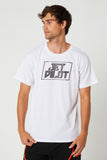 JETPILOT CORP TEE WHITE