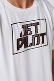 JETPILOT CORP TEE WHITE