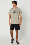 JETPILOT CORP TEE WARM GREY