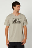 JETPILOT CORP TEE WARM GREY