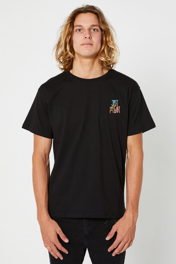 JETPILOT FULL SEND TEE BLACK