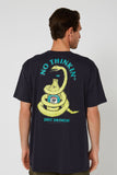 JET PILOT SNAKE BEER TEE NAVY