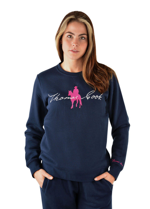 THOMAS COOK CLASSIC EMBROIDERED CREW SWEAT