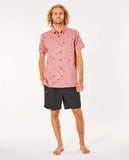 RIP CURL SALTWATER CULTURE VALLEY SHIRT WASHED WINE