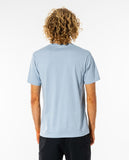 RIP CURL PLAIN POCKET TEE BLUE GUM