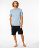 RIP CURL PLAIN POCKET TEE BLUE GUM