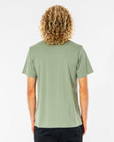 RIP CURL PLAIN POCKET TEE WASHED CLOVER