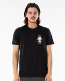 RIP CURL ESSENTIAL TEE BLACK