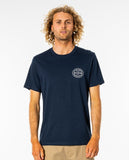 RIP CURL TRADEMARK TEE NAVY