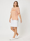 THREADZ WEEKEND STRIPE TEE ORANGE