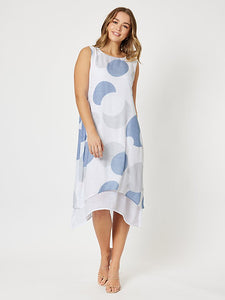 CLARITY RANDOM SPOT 2IN1 DRESS