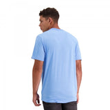 CANTERBURY MENS FUNDAMENTAL MICRO STRIPE TEE AZURE BLUE