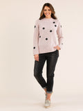 YARRA TRAIL SPOT KNIT JUMPER PINK